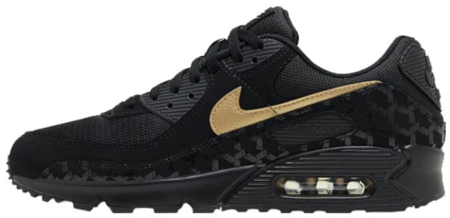 Nike Air Max 90 "Black Gold Pattern"