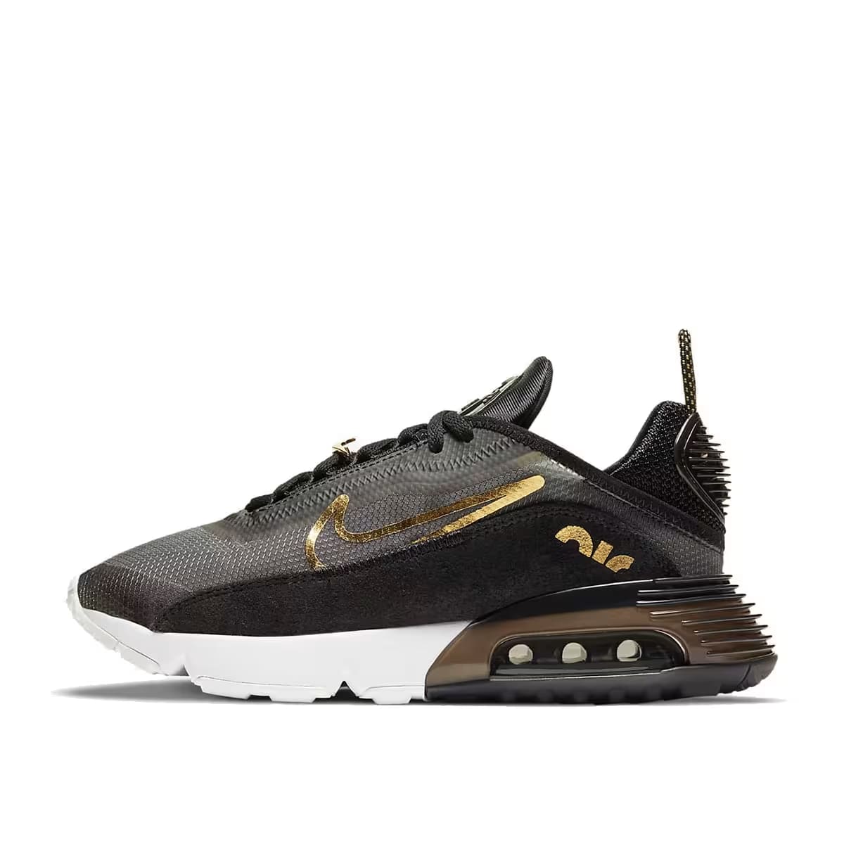 Nike Air Max 2090 Black Metallic Gold White (W)