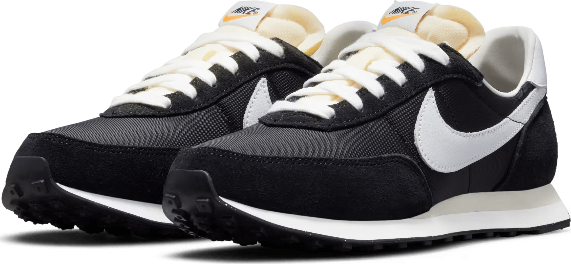 Nike Waffle Trainer 2 Black White (GS)