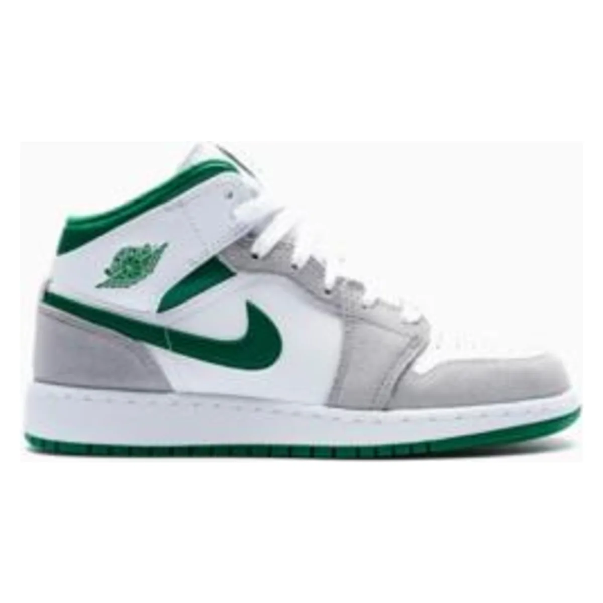 Air Jordan 1 Mid SE White Pine Green Smoke Grey (GS)