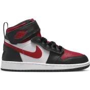 Jordan 1 High FlyEase Black White Fire Red (GS)