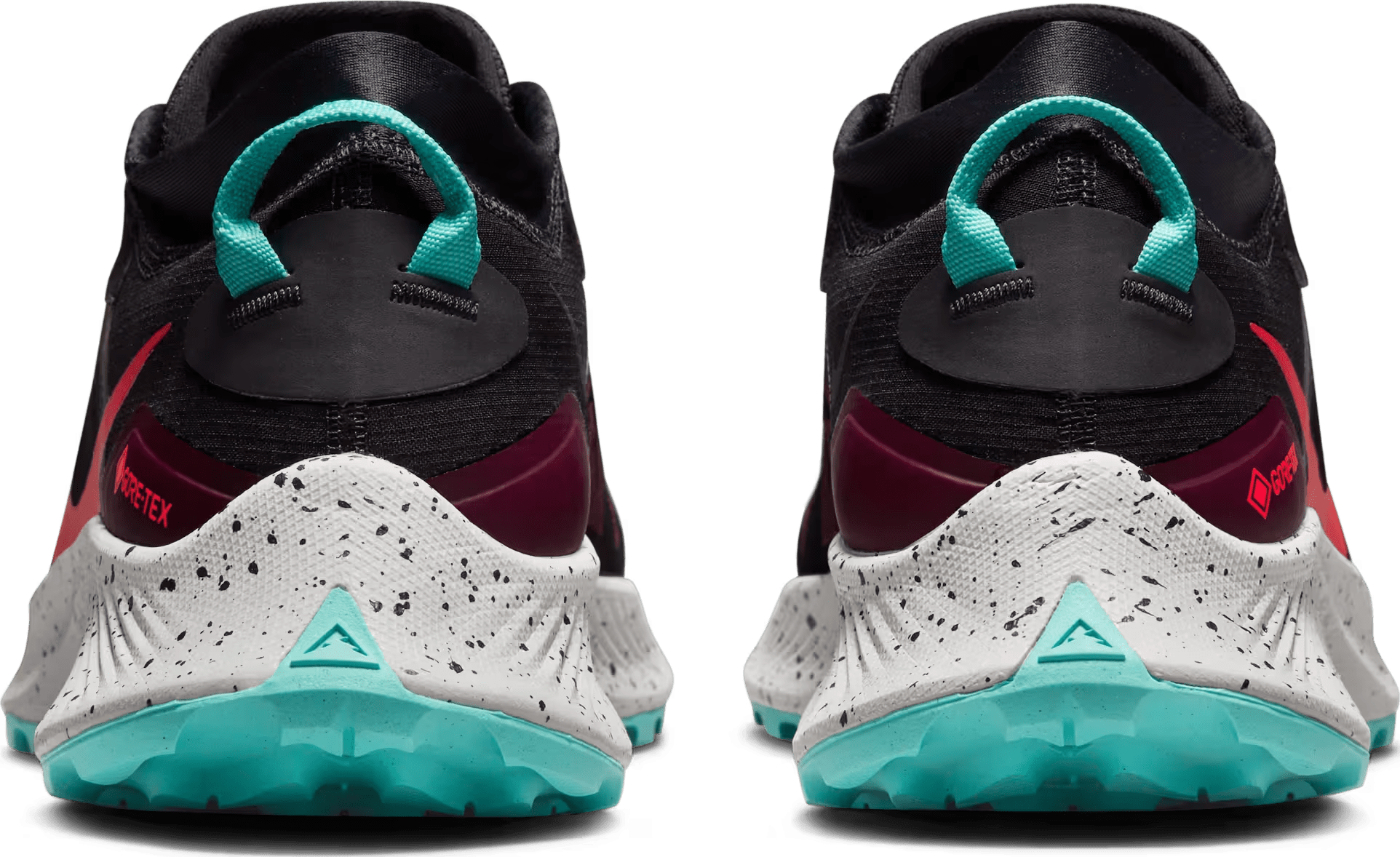 Nike Pegasus Trail 3 Gore-Tex Black Dynamic Turquoise Bright Crimson