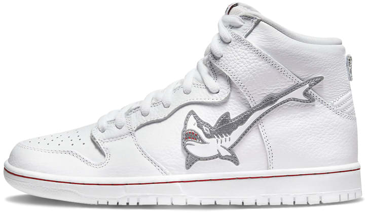 Nike x Oski SB Dunk High Great White Shark