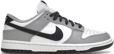 light grey and white dunks