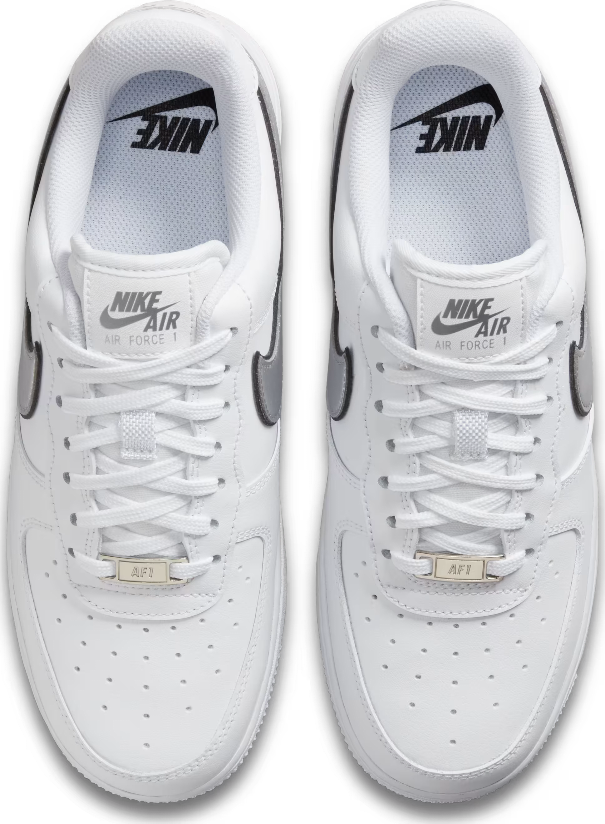 Nike Air Force 1 Low '07 Essential White Metallic Silver Black (W)