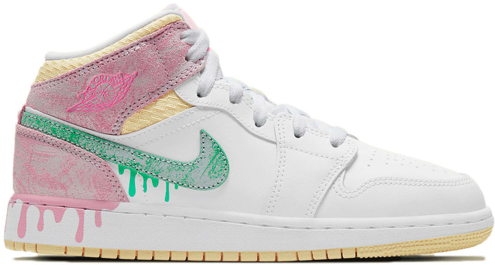 Jordan 1 Mid Paint Drip (PS)