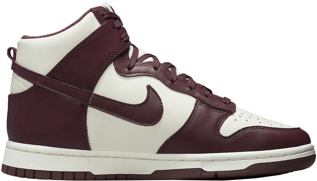Burgundy and white nikes sales