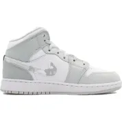 Air Jordan 1 Mid Grey Camo (GS)