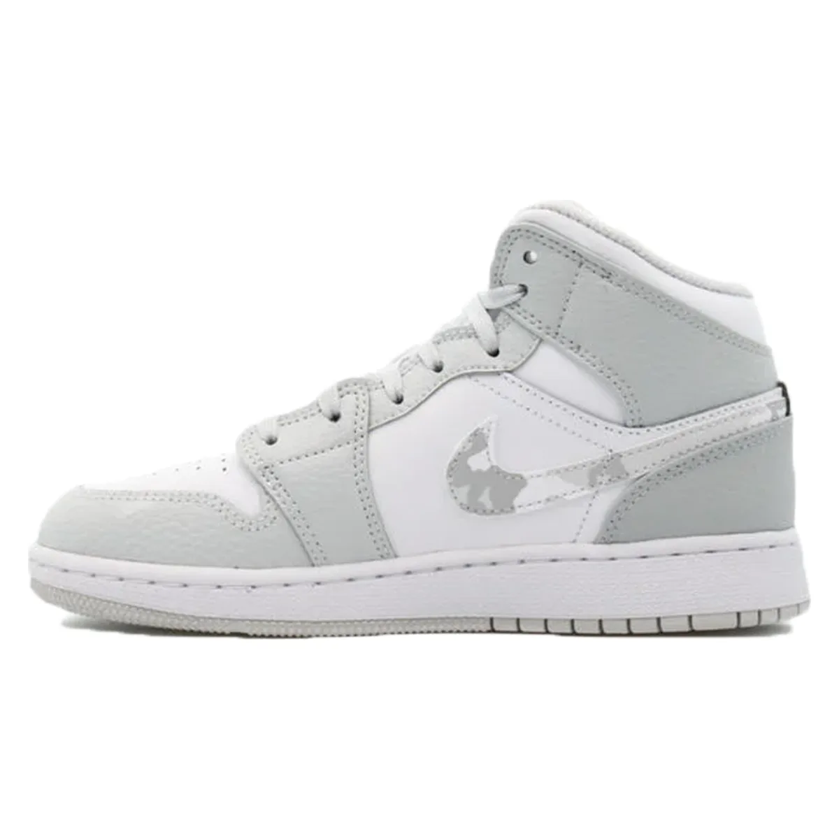 Air Jordan 1 Mid Grey Camo (GS)