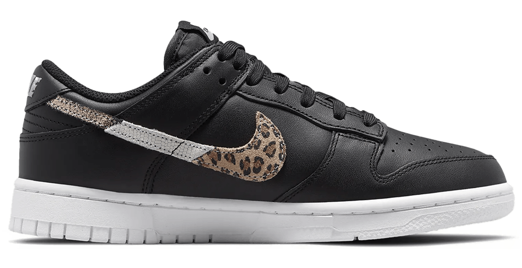 nike dunk low animal black