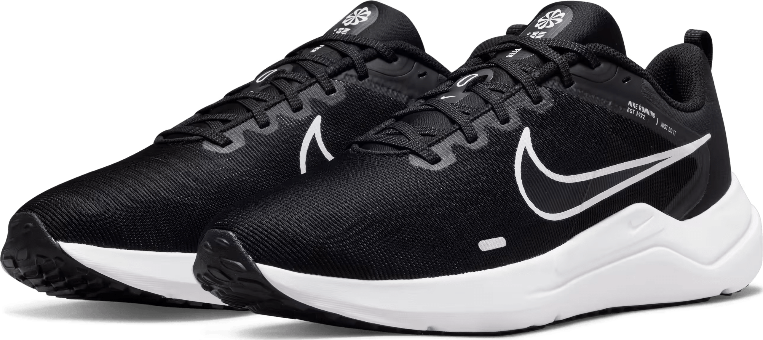 Nike Downshifter 12 Black White Smoke Grey