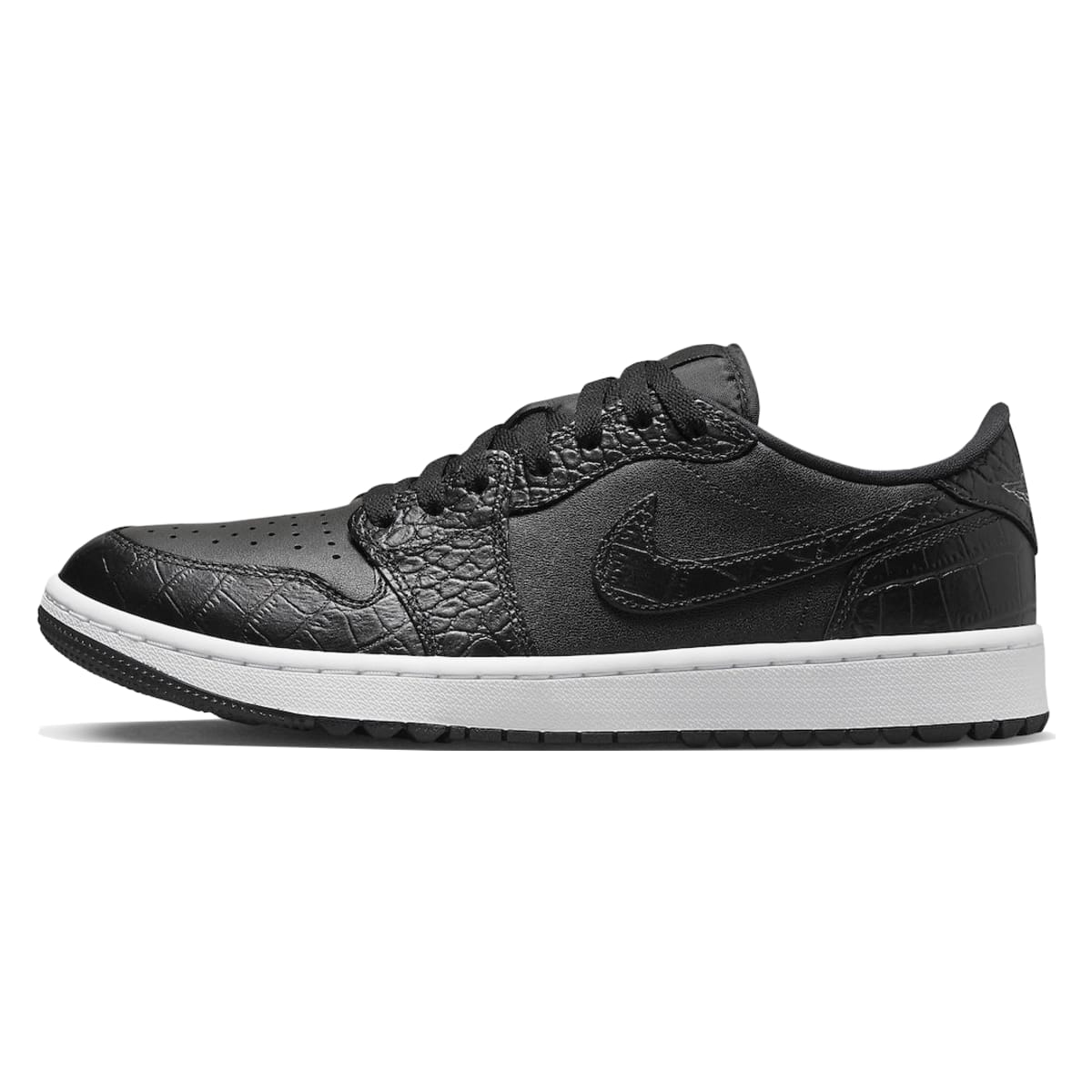 Air Jordan 1 Low Golf "Black Croc"
