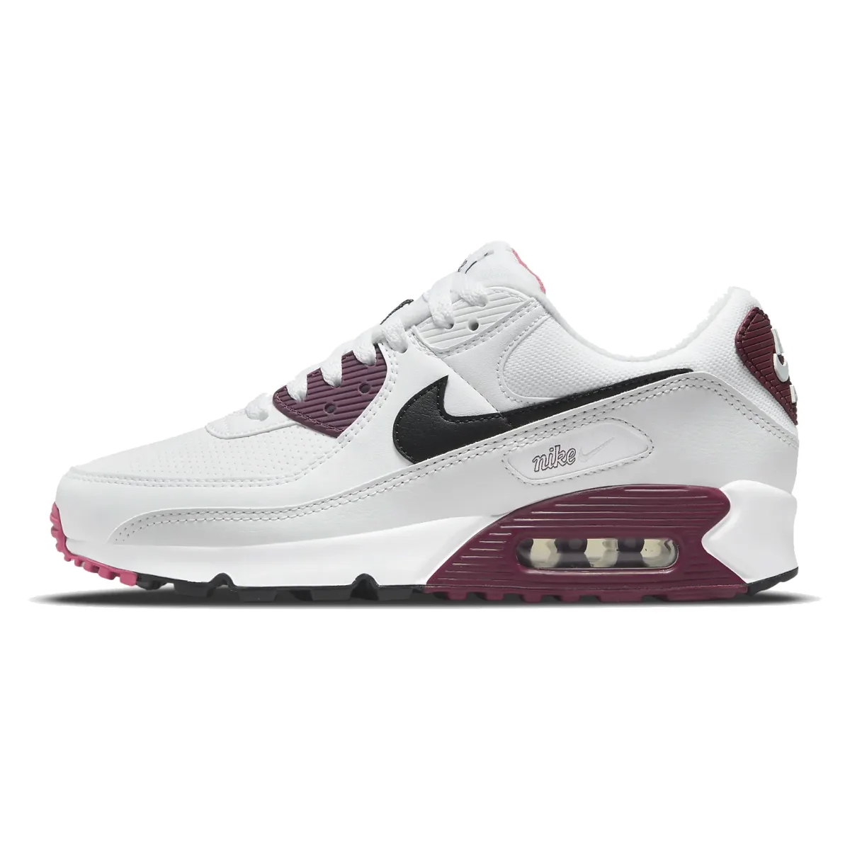 Nike Air Max 90 'White Maroon'