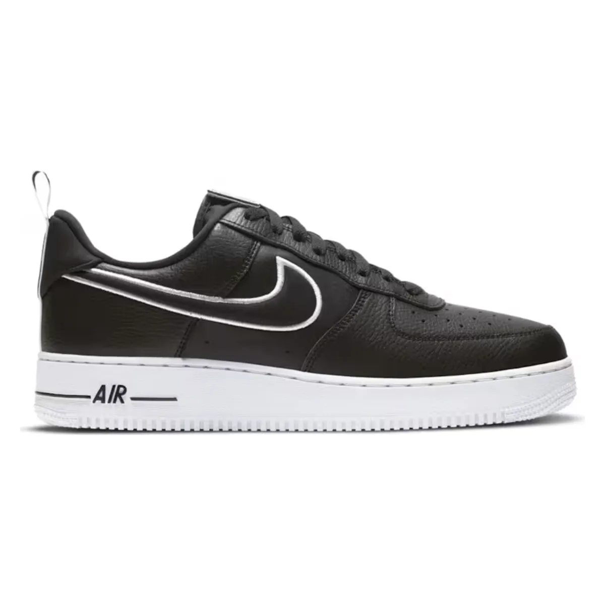Nike Air Force 1 Patches Black White