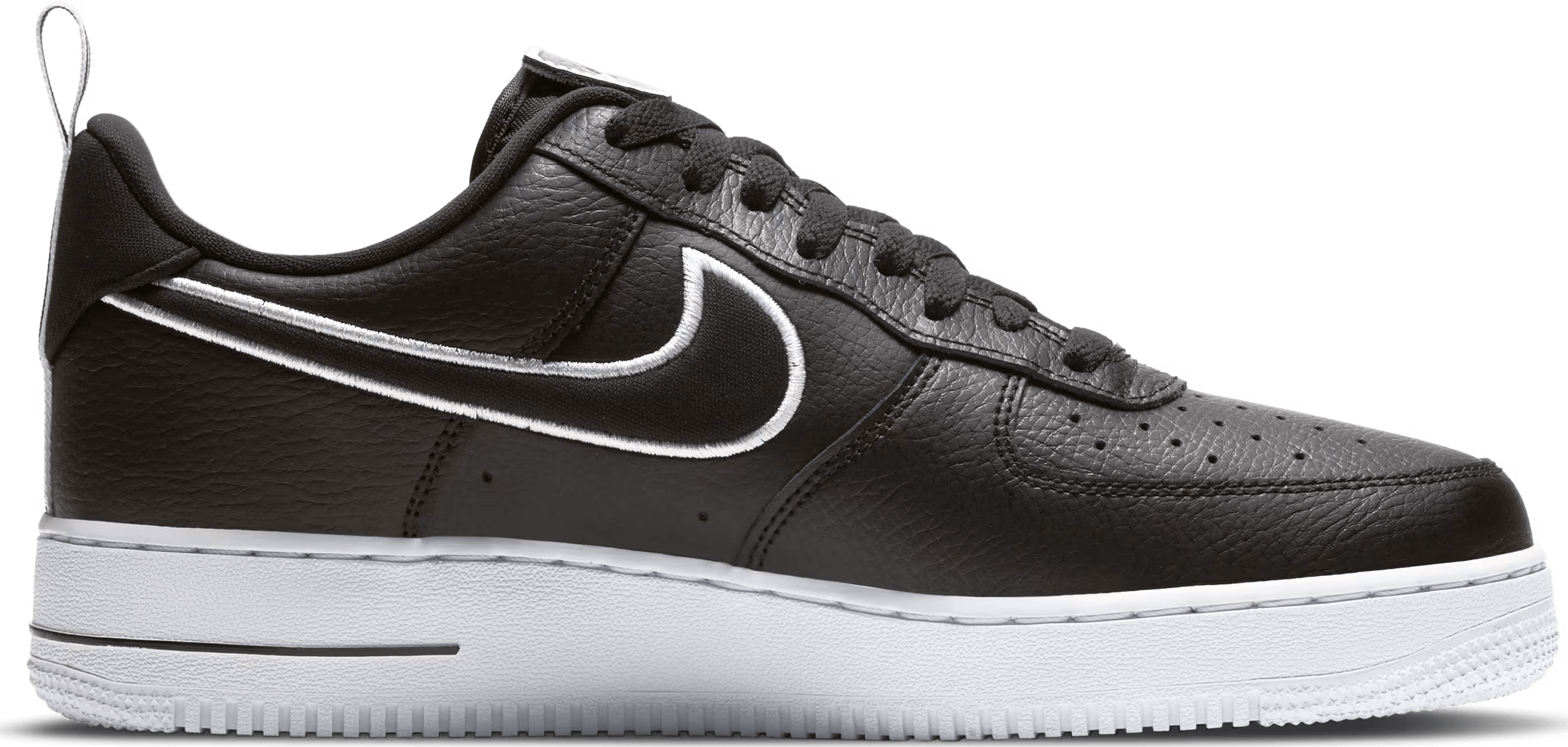 Nike Air Force 1 Patches Black White