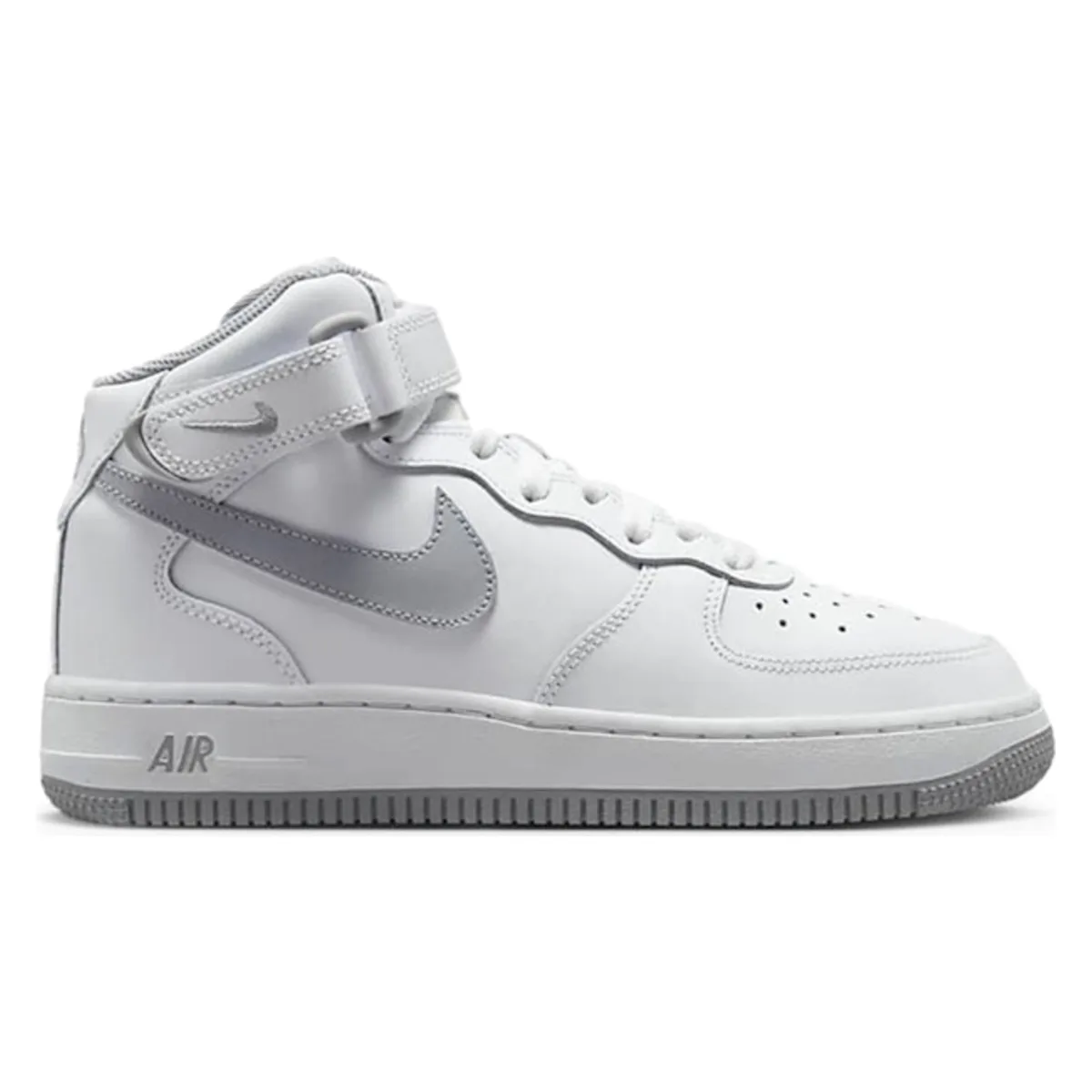 Nike Air Force 1 Mid LE White Wolf Grey (GS)