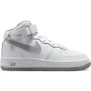 Nike Air Force 1 Mid LE White Wolf Grey (GS)