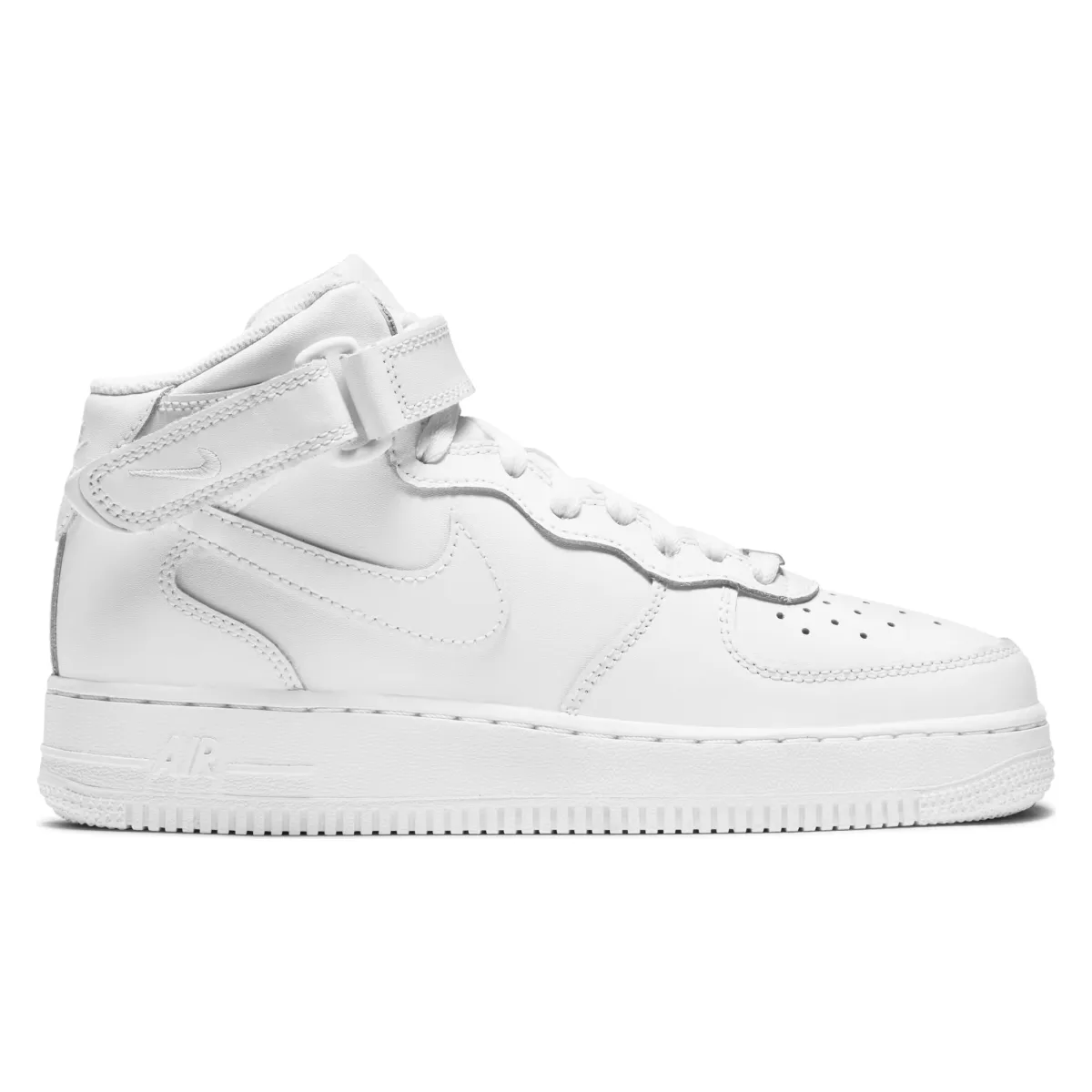 Nike Air Force 1 Mid LE Triple White (GS)