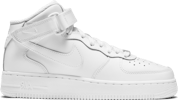 Nike Air Force 1 Mid LE Triple White (GS)