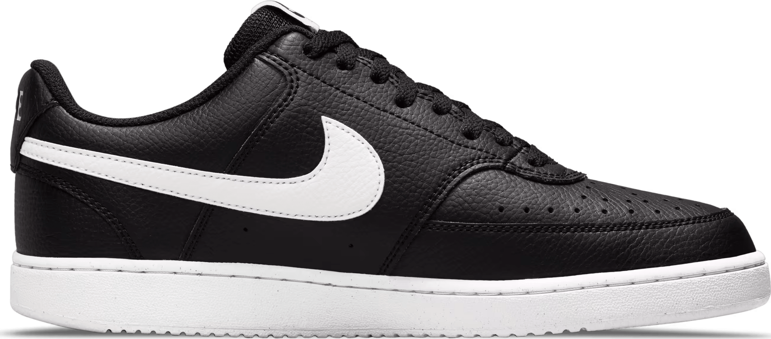 Nike Court Vision Low Next Nature Black White Brand New