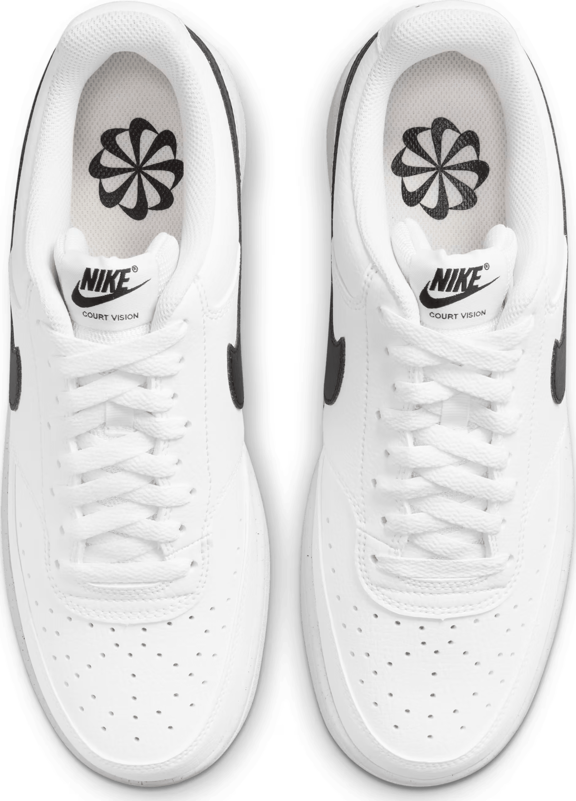 Nike Court Vision Low Next Nature White Black