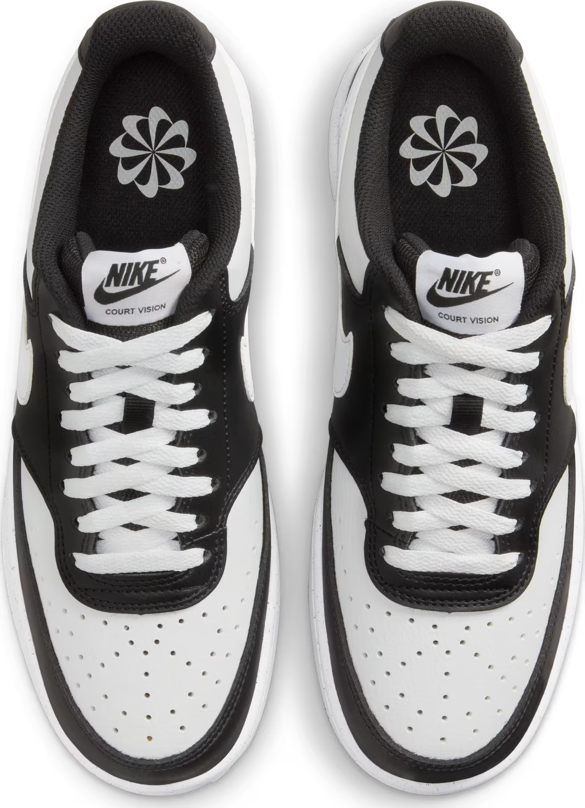 Nike Court Vision Low Next Nature Wmns "Black White"