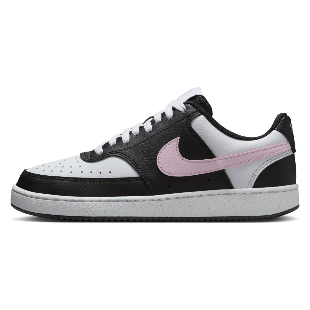 Nike Court Vision Low Next Nature Black White Pink Foam (Women's)