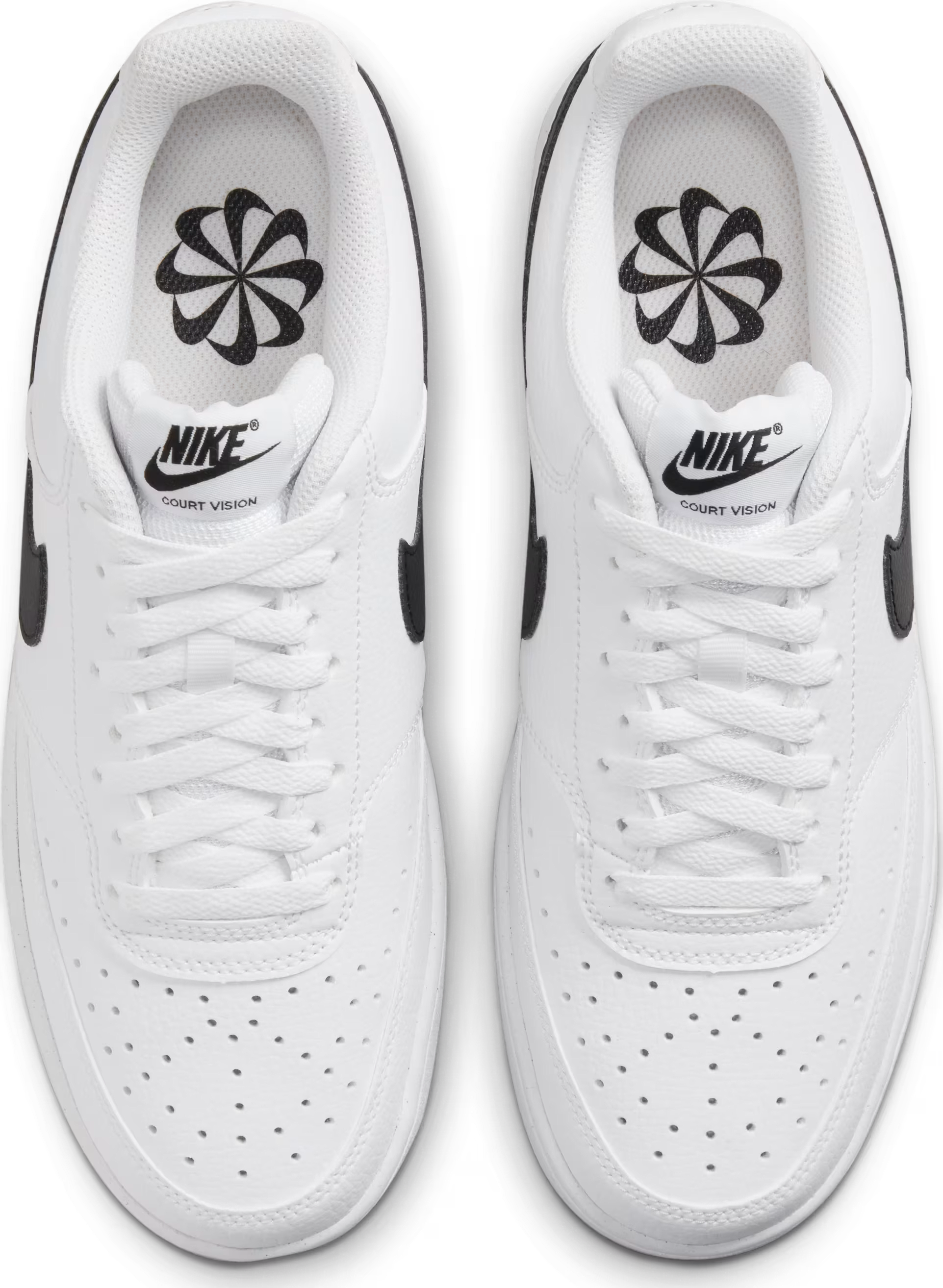 Nike Court Vision Low Next Nature White Black