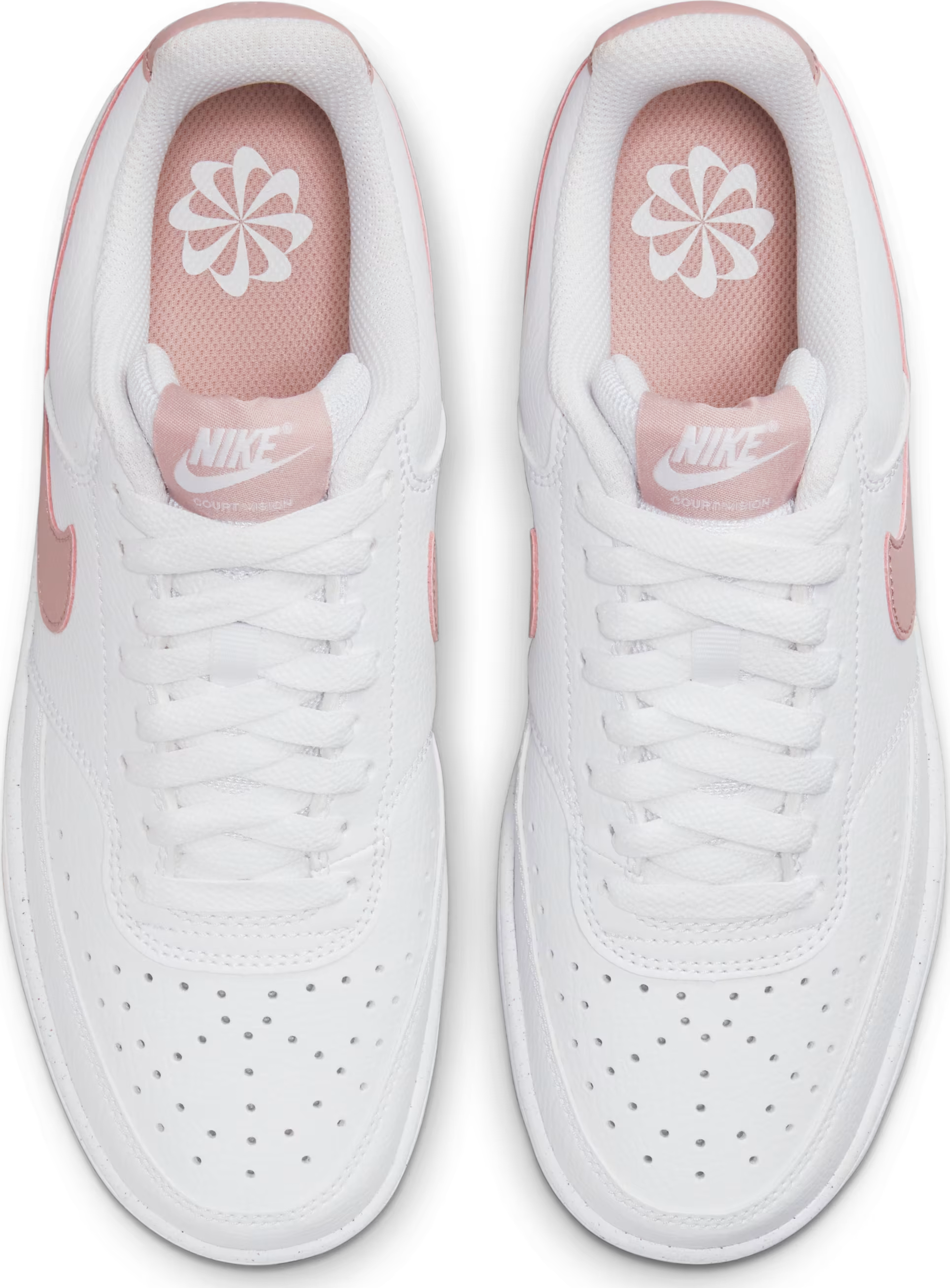 Nike Court Vision Low Next Nature Sail White Pink Oxford (Women's)