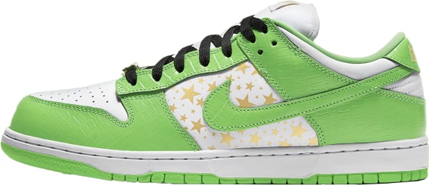 Supreme x Nike Dunk Low OG SB QS "Mean Green"
