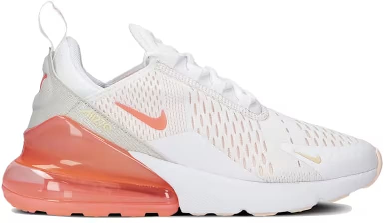 Nike Air Max 270 White Bright Mango