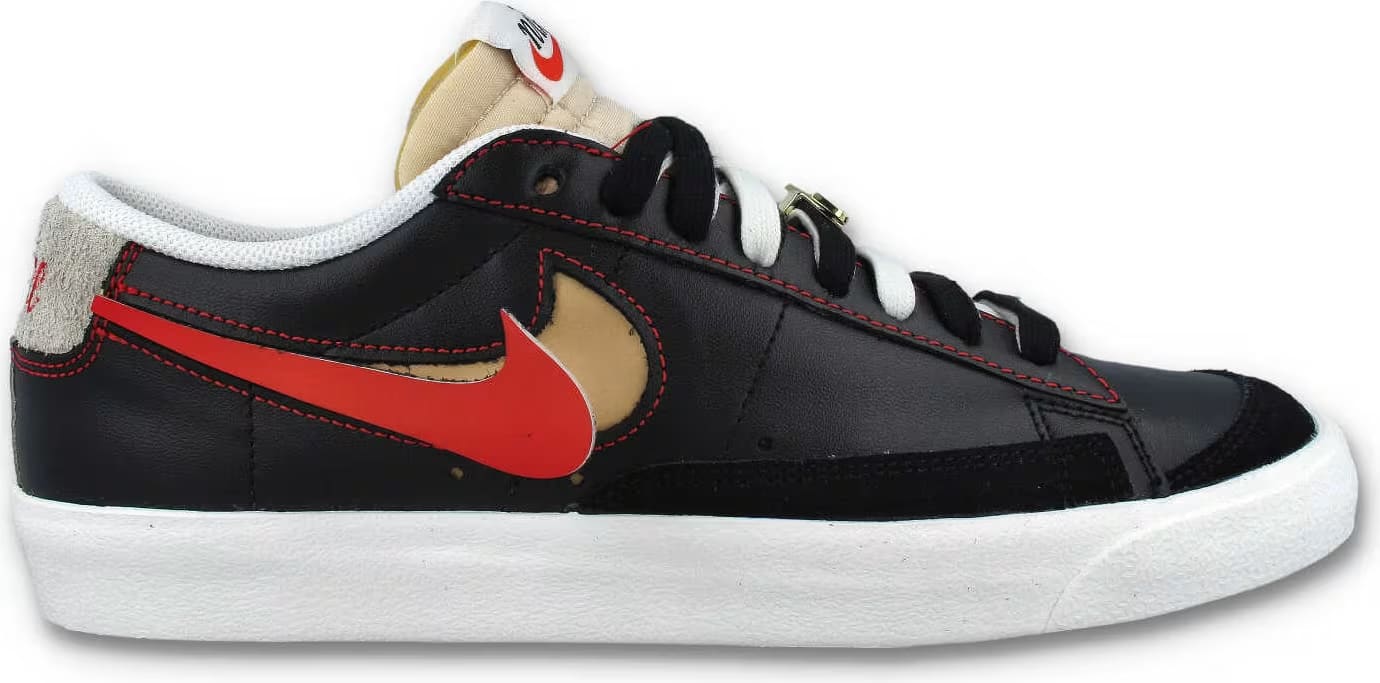 Nike Blazer Low 77 Black Natural Removable Swoosh
