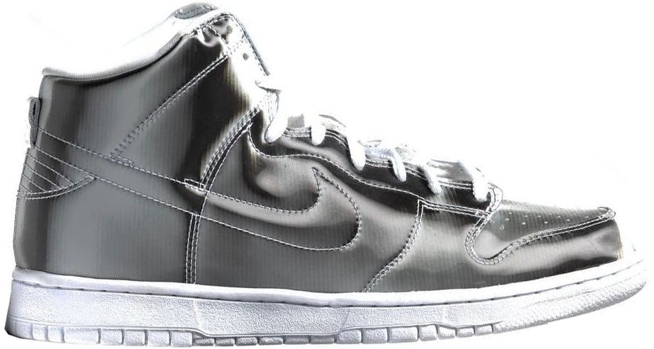 dunk high silver