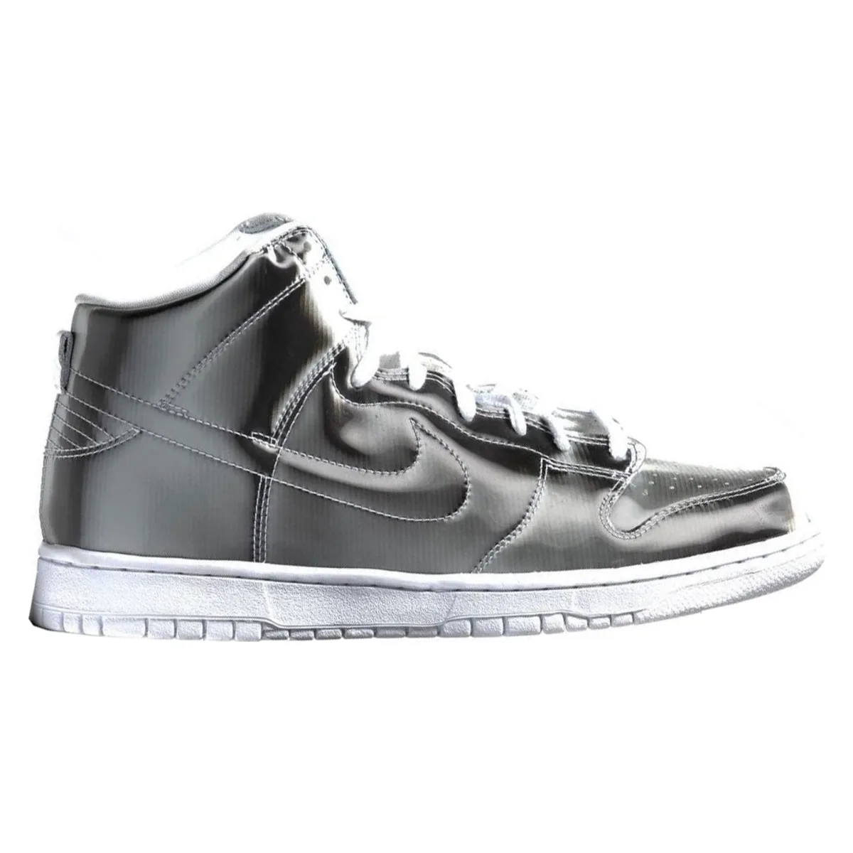 CLOT x Nike Dunk High "Metallic Silver"