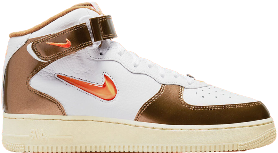 Brown suede air force ones sales