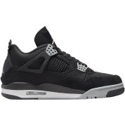 Air Jordan 4 "Black and Light Steel"