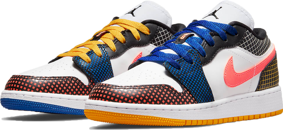 Air Jordan 1 Low MMD Multi-Color Grid (GS)
