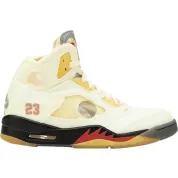 Off-White x Air Jordan 5 Retro "Sail"