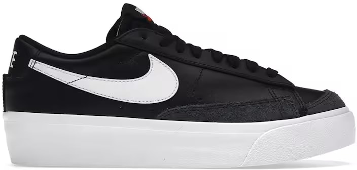 Nike Blazer Low Platform Black White (W)