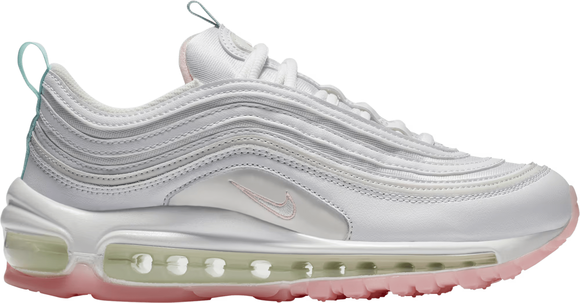 Nike Air Max 97 -  - White - Leer, Textil, Synthetisch - Maat 36.5 - Foot Locker