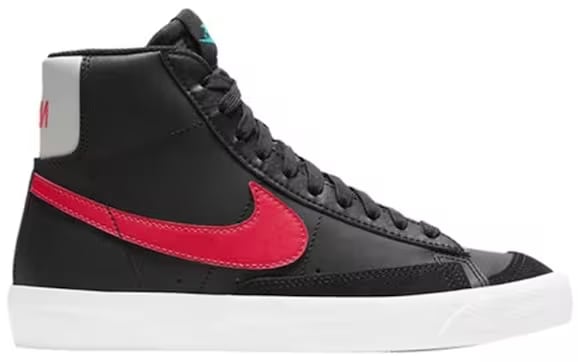 Nike Blazer Mid 77 Black Fusion Red Blue (GS)