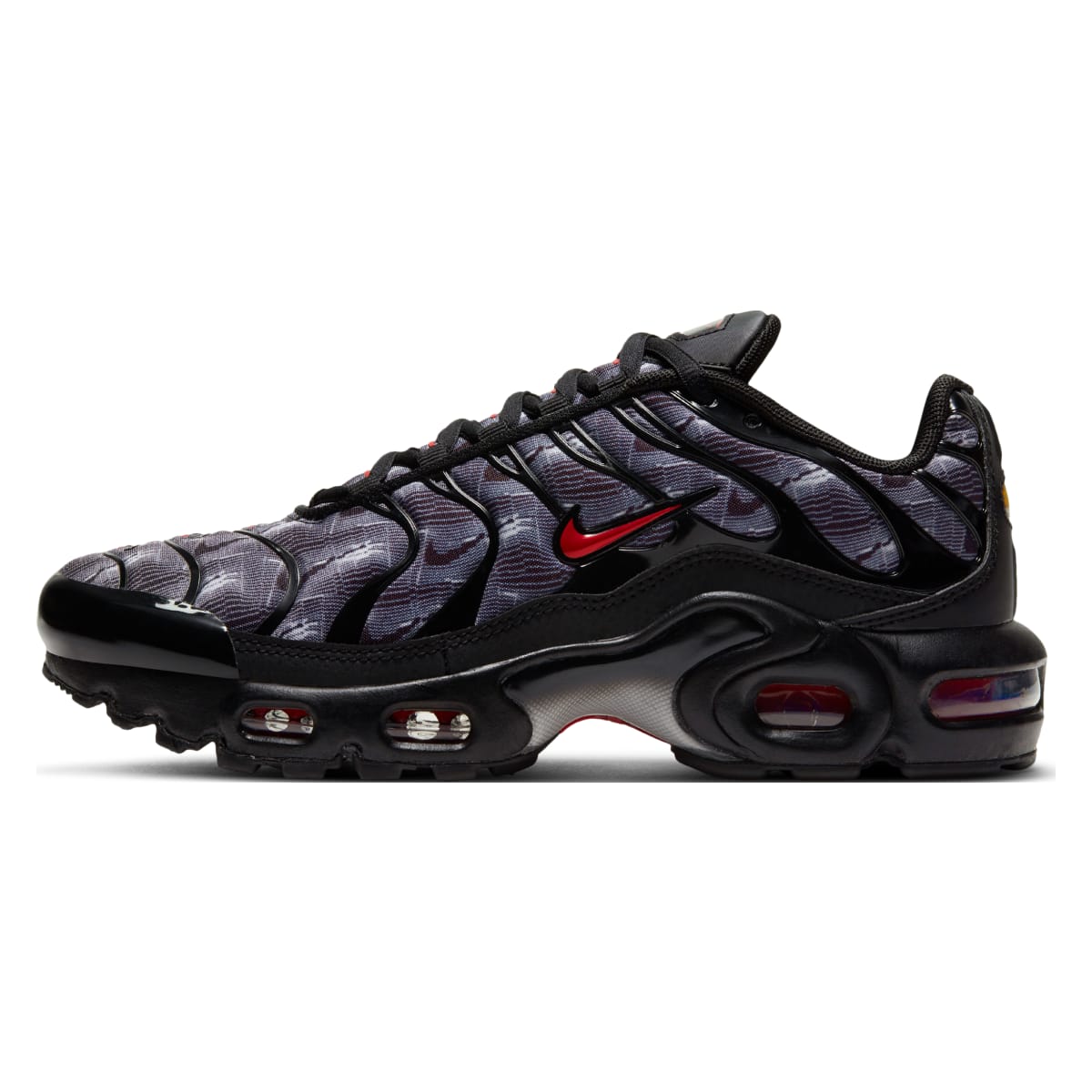 Nike Air Max Plus GS "Black University Red"