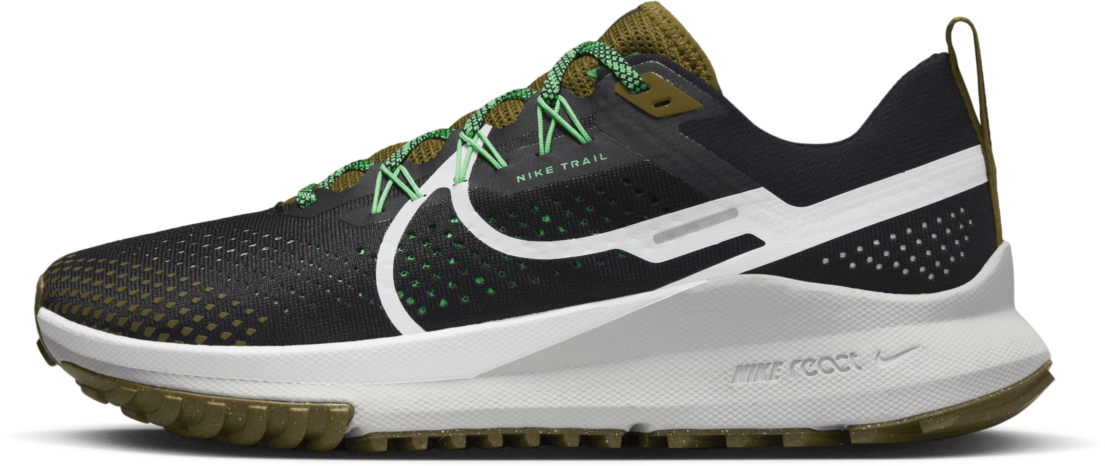 Nike React Pegasus Trail 4 Black Olive