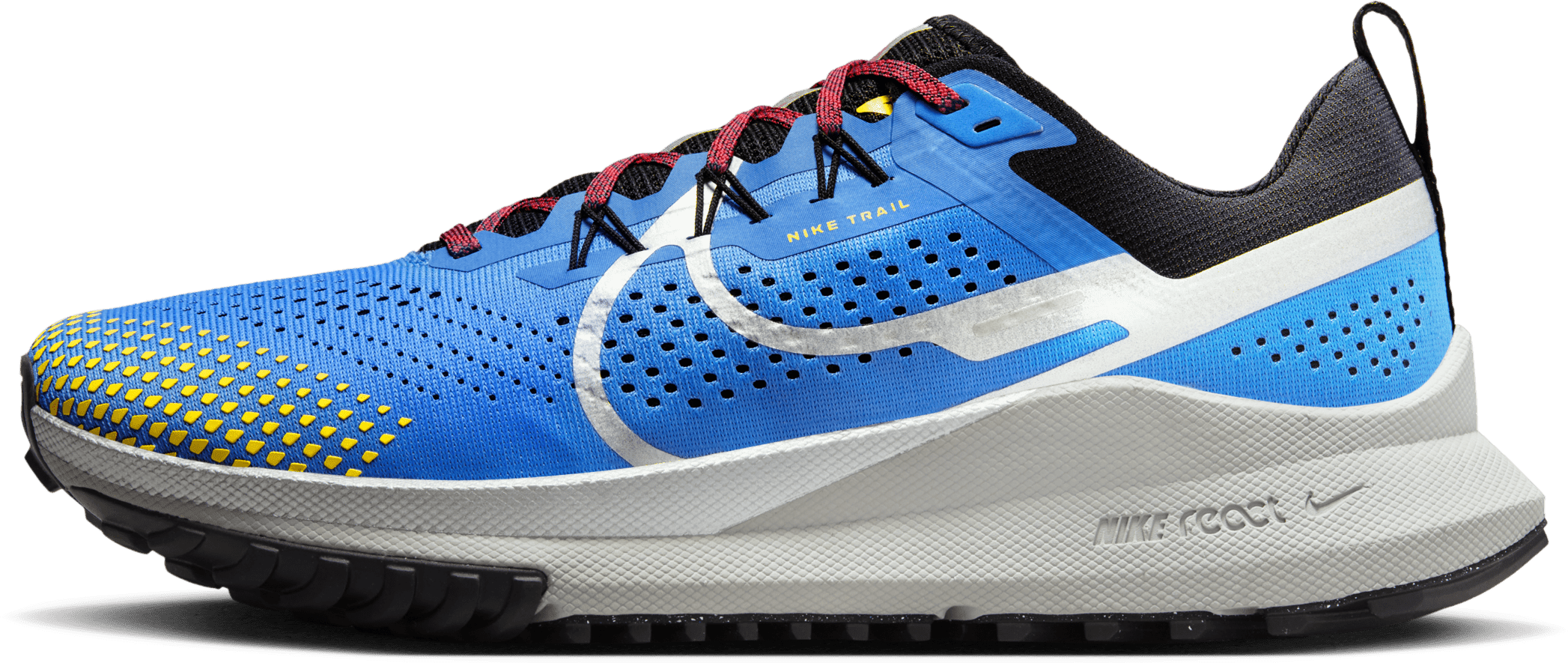 Nike React Pegasus Trail 4 Light Photo Blue Yellow
