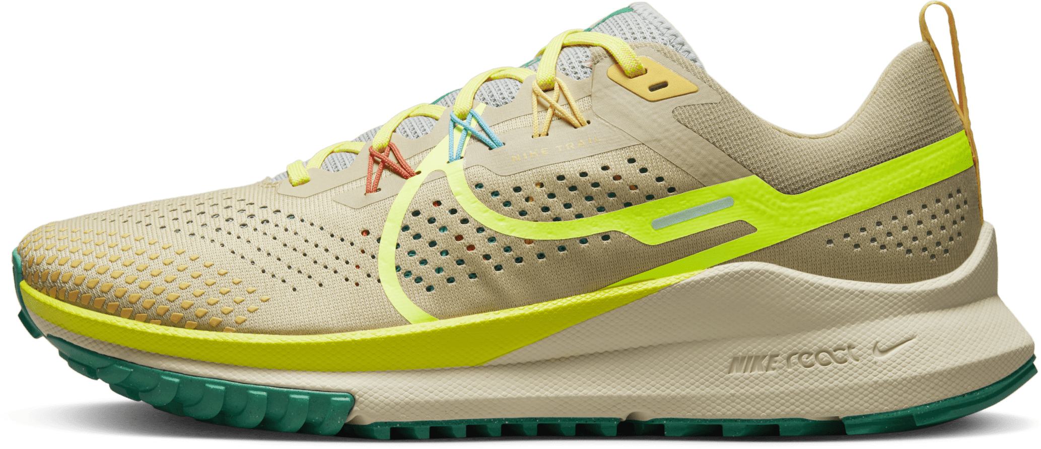 Nike React Pegasus Trail 4 Team Gold Baltic Blue Stadium Green Volt