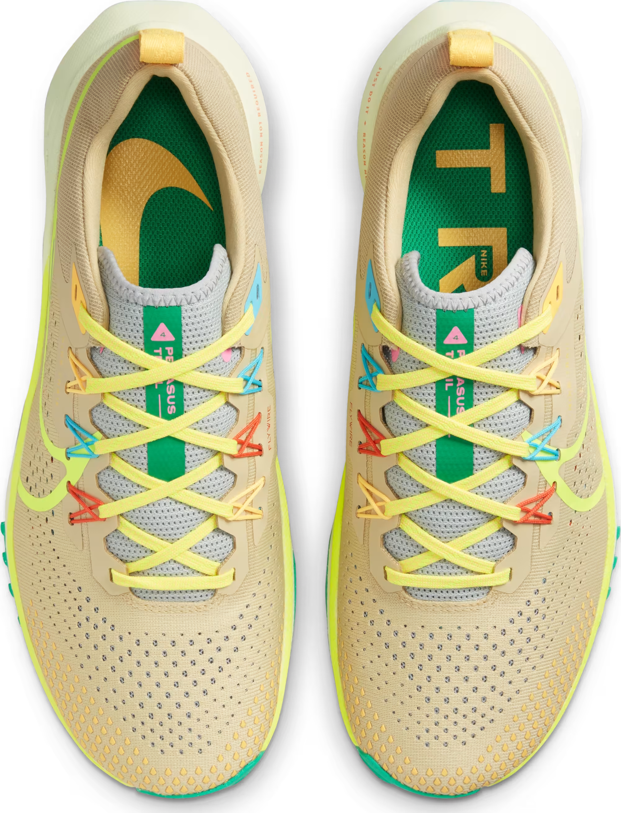 Nike React Pegasus Trail 4 Team Gold Baltic Blue Stadium Green Volt