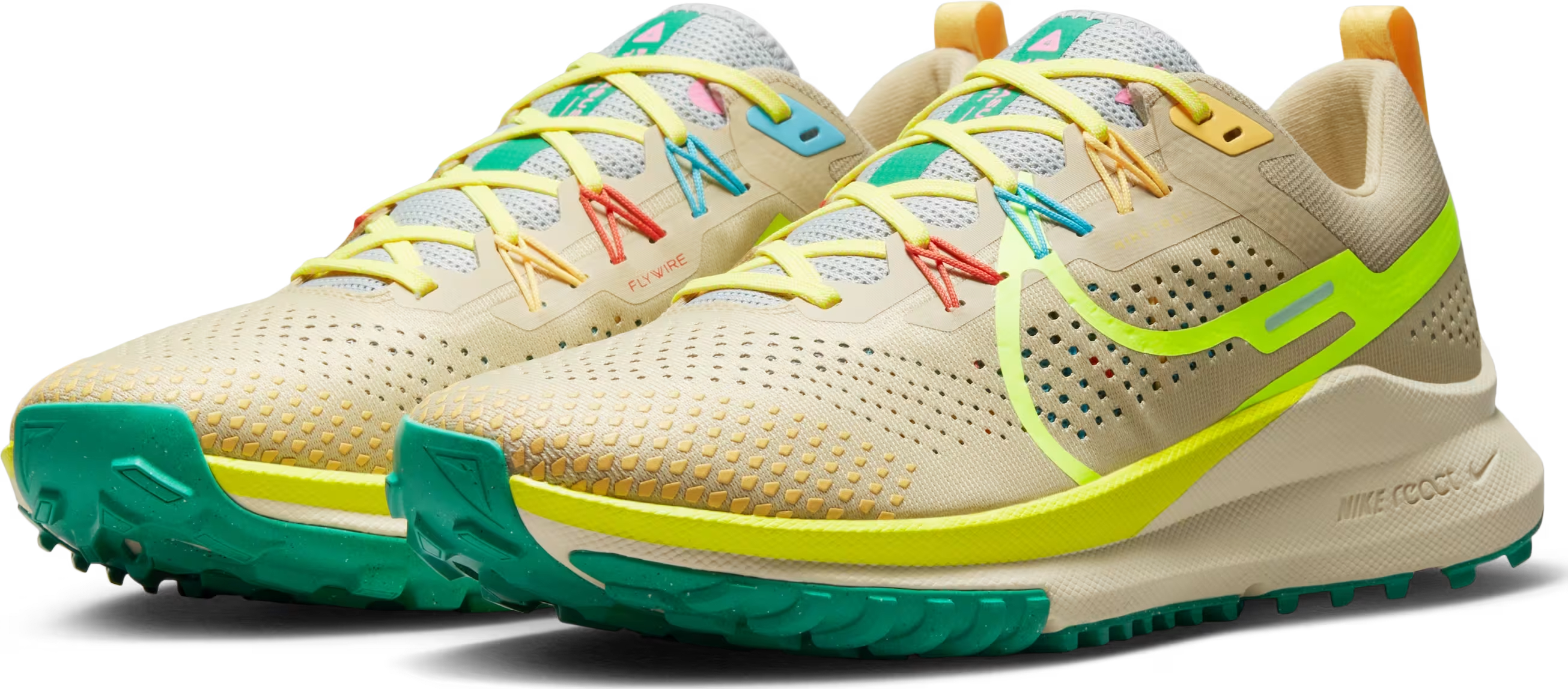 Nike React Pegasus Trail 4 Team Gold Baltic Blue Stadium Green Volt