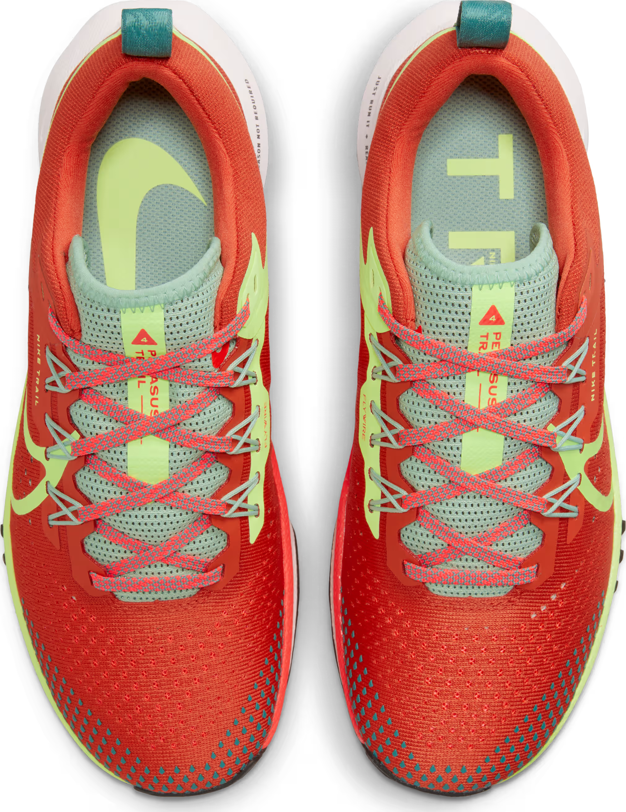 Nike React Pegasus Trail 4 Mantra Orange Enamel Green Bicoastal Ghost Green (Women's)