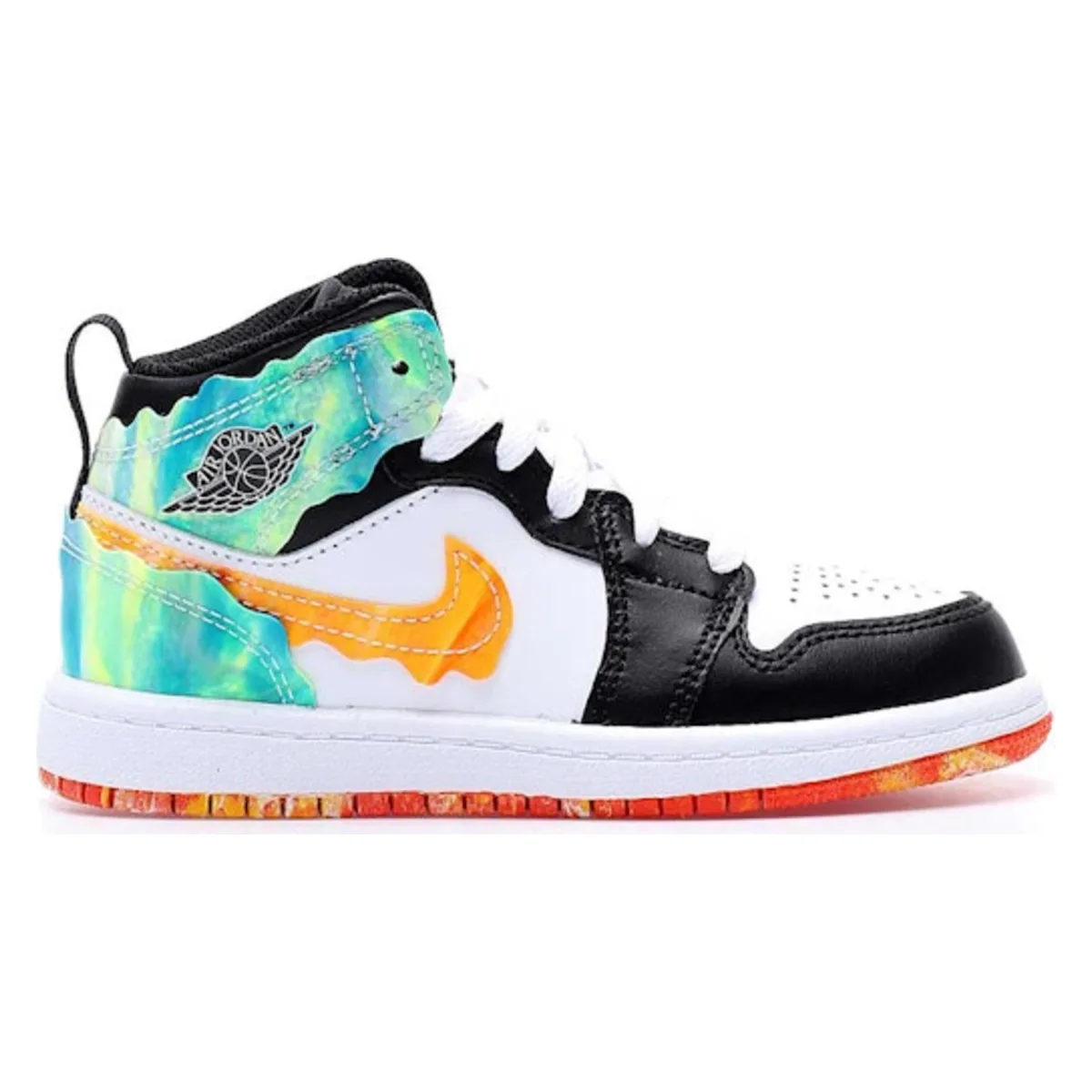 Air Jordan 1 Mid SE Wavy (PS)