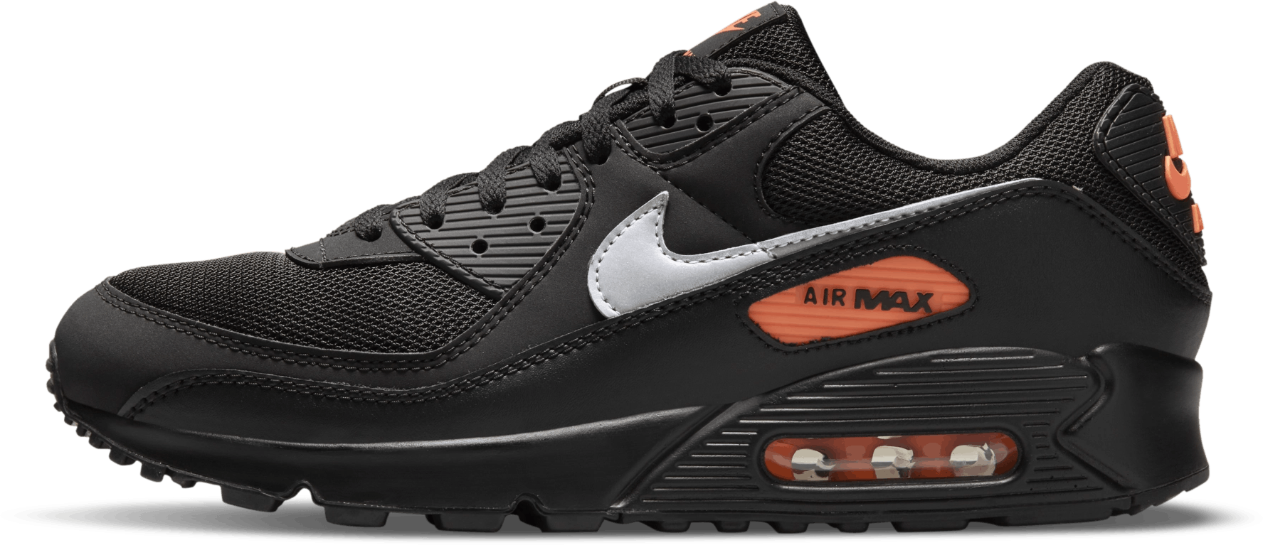 Onzeker wiel Verkoper Nike Air Max 90 Black Orange | DJ6881-001 | Sneaker Squad